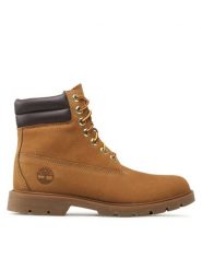 Timberland Trapery 6in Wr Basic TB0A27TP231 Brązowy. Brązowe trapery Timberland, z nubiku, bez zapięcia. Za 799.99 zł.