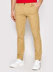 Tommy Jeans Chinosy Scanton DM0DM09595 Brązowy Slim Fit. Brązowe eleganckie spodnie Tommy Jeans, m, z bawełny. Za 449.99 zł.
