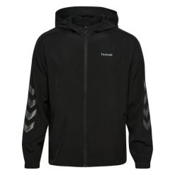 Kurtka z dresu Hummel Hybrid. Czarne kurtki Hummel, m, bez wzorów, z dresówki, bez kaptura. Za 344.00 zł.