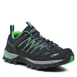 Trekkingi CMP. Niebieskie buty trekkingowe CMP, bez wzorów, bez zapięcia. Za 469.99 zł.