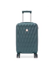Semi Line Walizka kabinowa T5725-2 Zielony. Zielone walizki Semi-line, bez wzorów, z tworzywa sztucznego. Za 209.99 zł.