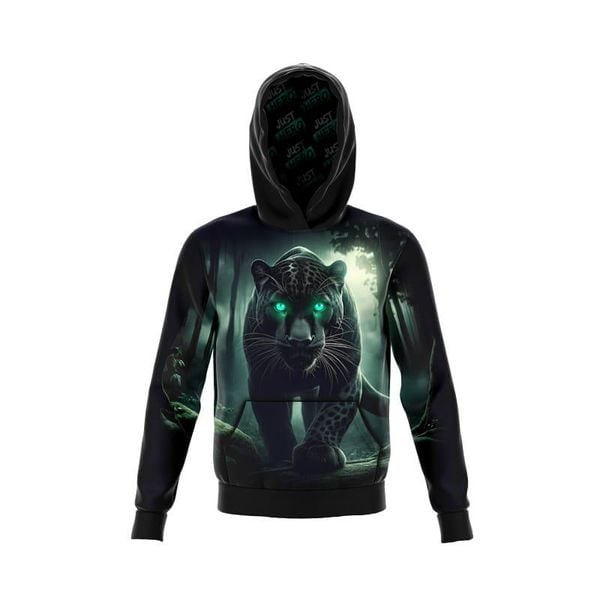 Bluza kangurka sportowa z kapturem unisex wygodna FA CZARNA PANTERA. Czarne bluzy z kapturem JUST HERO, l, bez wzorów, z dzianiny, z kapturem. Za 179.00 zł.