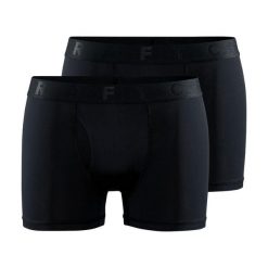 Active Boxer 3-Inch 2-pack M - oddychające bokserki – Black. Czarne bokserki Craft, l, bez wzorów, z elastanu. Za 336.95 zł.