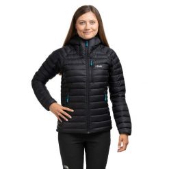 Kurtka Trekkingowa Rab Microlight Alpine Women. Czarne kurtki RAB, s, bez wzorów, bez kaptura. Za 769.99 zł.