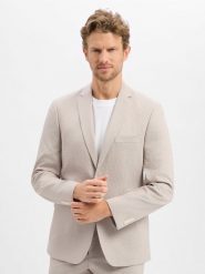 Finshley & Harding kurtka modułowa Mężczyźni Modern Fit Sztuczne włókno beżowy, 48. Brązowe kurtki Finshley & Harding, m, bez wzorów, z włókna, bez kaptura. Za 479.95 zł.