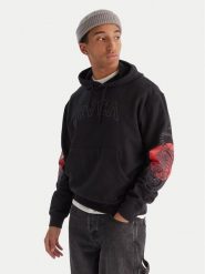 RVCA Bluza Tiger Sun 23A413505 Czarny Regular Fit. Czarne bluzy RVCA, l, bez wzorów, z bawełny, bez kaptura. Za 409.99 zł.