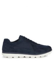 Geox Sneakersy U Spherica Ec12 U45GRA 02211 C4002 Granatowy. Niebieskie buty sportowe casual Geox, bez wzorów, ze skóry, bez zapięcia. Za 329.99 zł.