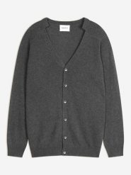 Perfect Cashmere Kaszmirowy kardigan "Hayfield" w kolorze szarym rozmiar: XXL. Szare swetry rozpinane Perfect Cashmere, xxl, bez wzorów, z kaszmiru, bez kołnierzyka, bez ramiączek. Za 391.99 zł.