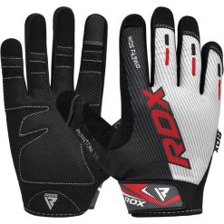 Rękawiczki gimnastyczne sublimacyjne F43 - Biały – S. Białe rękawiczki RDX SPORTS, bez wzorów, z bawełny. Za 309.85 zł.