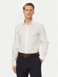 BOSS Koszula H-Joe 50560583 Biały Regular Fit. Białe koszule Boss, m, bez wzorów, z bawełny, bez kołnierzyka, bez ramiączek. Za 449.99 zł.