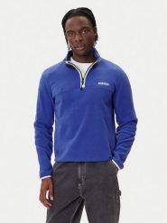 Napapijri Polar T-Dergana NP0A88UZ Niebieski Regular Fit. Niebieskie bluzy z polaru Napapijri, m, bez wzorów, z polaru, bez kaptura. Za 399.99 zł.