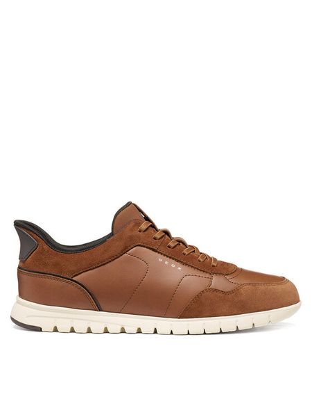 Geox Sneakersy U Flextridezero Plus U66NEA 0BC22 C6001 Brązowy. Brązowe buty sportowe casual Geox, bez wzorów, ze skóry, bez zapięcia. Za 449.99 zł.