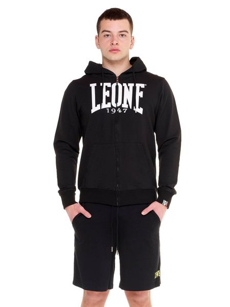 Bluza z bawełna z kaptur na siłownia na czas wolny. Białe bluzy z kapturem LEONE 1947 APPAREL, na lato, m, bez wzorów, z bawełny, z kapturem. Za 310.00 zł.