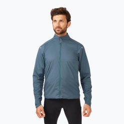 Kurtka softshell męska Rab VR Cinder. Niebieskie kurtki RAB, m, bez wzorów, z softshellu, bez kaptura. Za 779.99 zł.