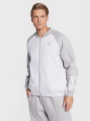 Adidas Bluza Fleece Sst HI2995 Szary Relaxed Fit. Szare bluzy Adidas, m, bez wzorów, z bawełny, bez kaptura. Za 199.99 zł.