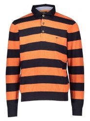 FYNCH-HATTON Sweter w kolorze pomarańczowo-czarnym rozmiar: M. Czarne swetry nierozpinane Fynch-Hatton, m, bez wzorów, z bawełny, bez kołnierzyka, bez ramiączek. Za 152.99 zł.