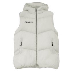 Kurtka puchowa bez rękawów Givova Cloud. Białe kurtki Givova, m, bez wzorów, z puchu, bez kaptura. Za 439.99 zł.