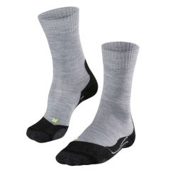 Skarpetki Falke TK2. Szare skarpety Falke, bez wzorów, z elastanu. Za 161.50 zł.