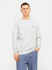 Jack&Jones Bluza Ferris 12256837 Szary Standard Fit. Szare bluzy Jack&Jones, m, bez wzorów, z bawełny, bez kaptura. Za 59.99 zł.