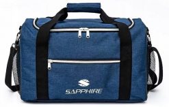 Torba sportowa Sapphire ST-130. Brązowe torby na ramię Sapphire, bez wzorów, z materiału, na ramię, duże, bez dodatków. Za 59.00 zł.