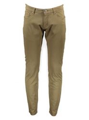 FYNCH-HATTON Spodnie w kolorze oliwkowym rozmiar: W34/L32. Zielone spodnie materiałowe Fynch-Hatton, l, z aplikacjami, z materiału, klasyczne. Za 152.99 zł.