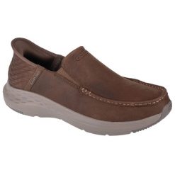 Tenisówki Skechers Model Slip-ins: Parson-oswin Kolor Brązowy. Brązowe trampki Skechers, m, bez wzorów, bez zapięcia. Za 399.99 zł.