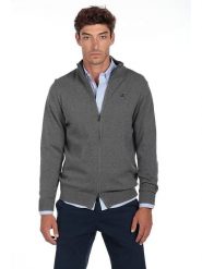 The Time of Bocha Kardigan w kolorze szarym rozmiar: M. Szare swetry rozpinane The Time of Bocha, m, bez wzorów, z bawełny, bez kołnierzyka, bez ramiączek. Za 140.53 zł.