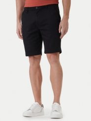 Calvin Klein Szorty materiałowe LV04LF601G Czarny Regular Fit. Czarne szorty CALVIN KLEIN, m, bez wzorów, z bawełny. Za 369.99 zł.