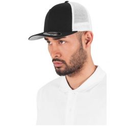 Czapka Flexfit mesh 2-tone. Białe czapki z daszkiem FLEXFIT, bez wzorów, z meshu. Za 101.50 zł.