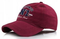Bawełniana Bejsbolówka (Czapka z Daszkiem) - Pako Jeans - Influencer No. 1, Bordo. Czerwone czapki z daszkiem Pako Jeans, bez wzorów, z bawełny. Za 55.00 zł.