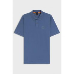 Koszulka polo BOSS Passenger niebieski (50507803-462). Niebieskie koszulki polo Boss, m, bez wzorów, bez kołnierzyka, bez ramiączek. Za 279.00 zł.
