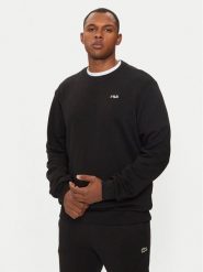 Fila Bluza Brustem FAM0343 Czarny Regular Fit. Czarne bluzy Fila, l, bez wzorów, z bawełny, bez kaptura. Za 79.99 zł.