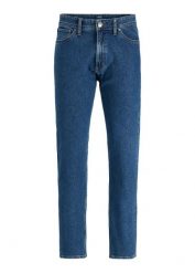 Jeansy JJ REBEL z czystej bawełny, relaxed fit. Niebieskie jeansy bonprix, m. Za 47.99 zł.
