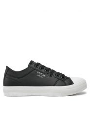 Guess Trampki FMPISL FAL12 Czarny. Czarne trampki Guess, m, z aplikacjami, bez zapięcia. Za 269.99 zł.