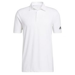 Polo adidas Ultimate 365 Solid. Białe koszulki polo Adidas, m, bez wzorów, bez kołnierzyka, bez ramiączek, na golfa. W wyprzedaży za 190.00 zł.