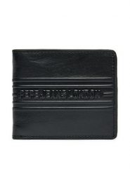 Pepe Jeans Portfel męski PM070386 Czarny. Czarne portfele Pepe Jeans, bez wzorów, z jeansu. Za 139.99 zł.
