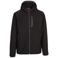 Trespass Marlon C-męski softshell Jkt czarny. Czarne kurtki softshell Trespass, m, bez wzorów, z softshellu, bez kaptura. Za 332.65 zł.