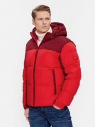 Tommy Hilfiger Kurtka zimowa New York MW0MW32771 Czerwony Regular Fit. Czerwone kurtki Tommy Hilfiger, na zimę, m, bez wzorów, z syntetyku, bez kaptura. Za 869.99 zł.