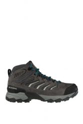 Buty trekkingowe męskie Moraine Mid GTX. Szare buty turystyczne Scarpa, bez wzorów, z gore-texu, bez zapięcia, trekkingowe, gore-tex. Za 849.99 zł.