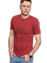 MĘSKI T-SHIRT MUSTANG Alex C Print 1009013 7194. T-shirty Mustang, m, bez wzorów, bez kołnierzyka, bez ramiączek. W wyprzedaży za 39.99 zł.