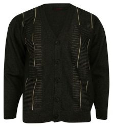 Kardigan, Sweter Zapinany na Guziki Brązowy, Elegancki -KINGS- Męski. Brązowe swetry rozpinane Kings, l, bez wzorów, z bawełny, bez kołnierzyka, bez ramiączek. Za 167.00 zł.