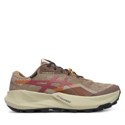 Buty do biegania Asics. Brązowe buty do biegania ASICS, bez wzorów, bez zapięcia, do biegania. Za 759.99 zł.