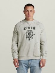 G-Star Bluza w kolorze jasnoszarym rozmiar: L. Szare bluzy G-Star, l, bez wzorów, z bawełny, bez kaptura. Za 180.49 zł.