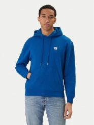 Calvin Klein Jeans Bluza LV04RC274G Niebieski Regular Fit. Niebieskie bluzy Calvin Klein Jeans, m, bez wzorów, z bawełny, bez kaptura. Za 399.99 zł.