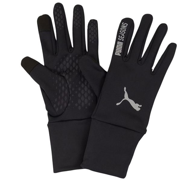 Rękawiczki Unisex Dla Dorosłych 42022 (zestaw 2 Sztuk). Czarne rękawiczki Puma, bez wzorów. Za 159.99 zł.