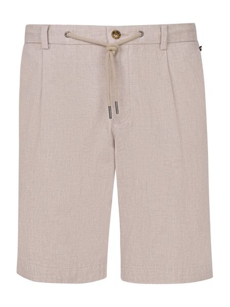 Bugatti Szorty materiałowe 1949-76419C Écru Regular Fit. Szorty Bugatti, m, bez wzorów, z materiału. Za 319.99 zł.