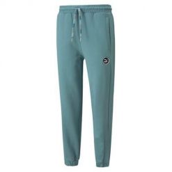 Spodnie sportowe męskie Puma T7 GO For. Zielone spodnie treningowe długie Puma, l, bez wzorów, z dresówki. Za 399.00 zł.