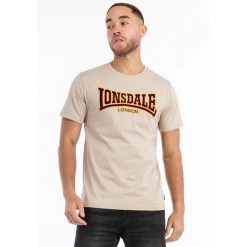 Koszulka Lonsdale Classic. Brązowe t-shirty sportowe Lonsdale, bez wzorów, bez ramiączek. Za 168.00 zł.