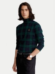 Polo Ralph Lauren Golf 710853204001 Zielony Regular Fit. Zielone golfy Polo Ralph Lauren, m, bez wzorów, z bawełny, bez kołnierzyka, bez ramiączek. Za 549.99 zł.