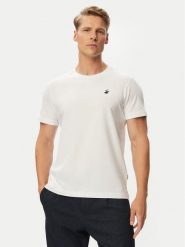 Beverly Hills Polo Club T-Shirt P-SS26M-TS41740 Biały Regular Fit. Białe koszulki polo sportowe Beverly Hills Polo Club, m, bez wzorów, z bawełny, bez kołnierzyka, bez ramiączek. Za 149.99 zł.